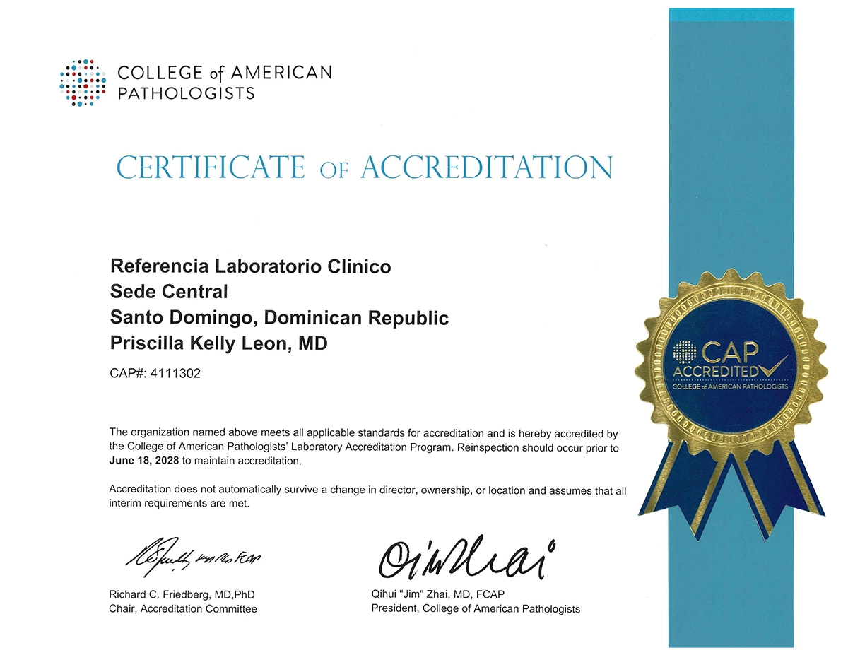 Certificado CAP 2028
